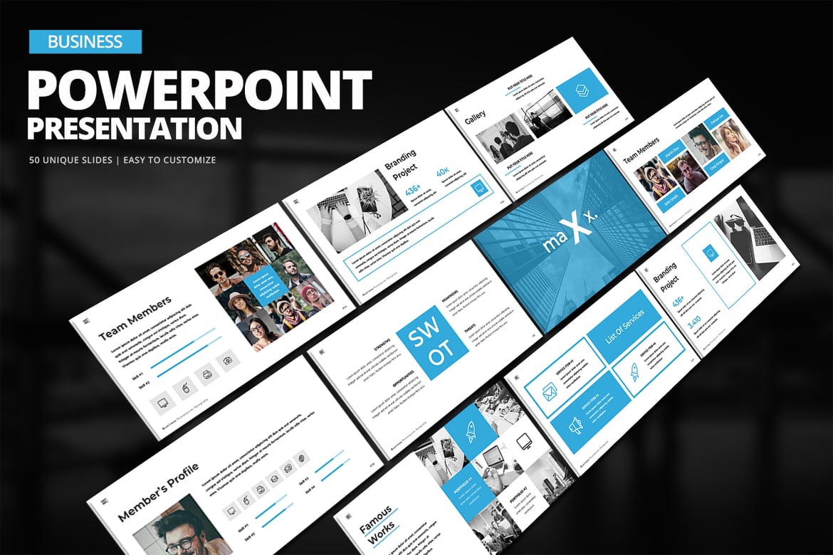 Template Powerpoint Presentasi Bisnis yang Menarik dan Profesional
