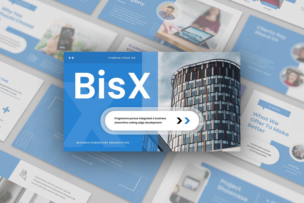 Template PowerPoint Presentasi Bisnis yang Menarik dan Profesional