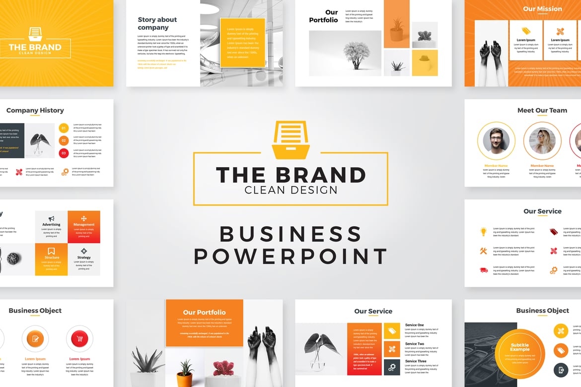 Template PowerPoint Presentasi Bisnis yang Menarik dan Profesional