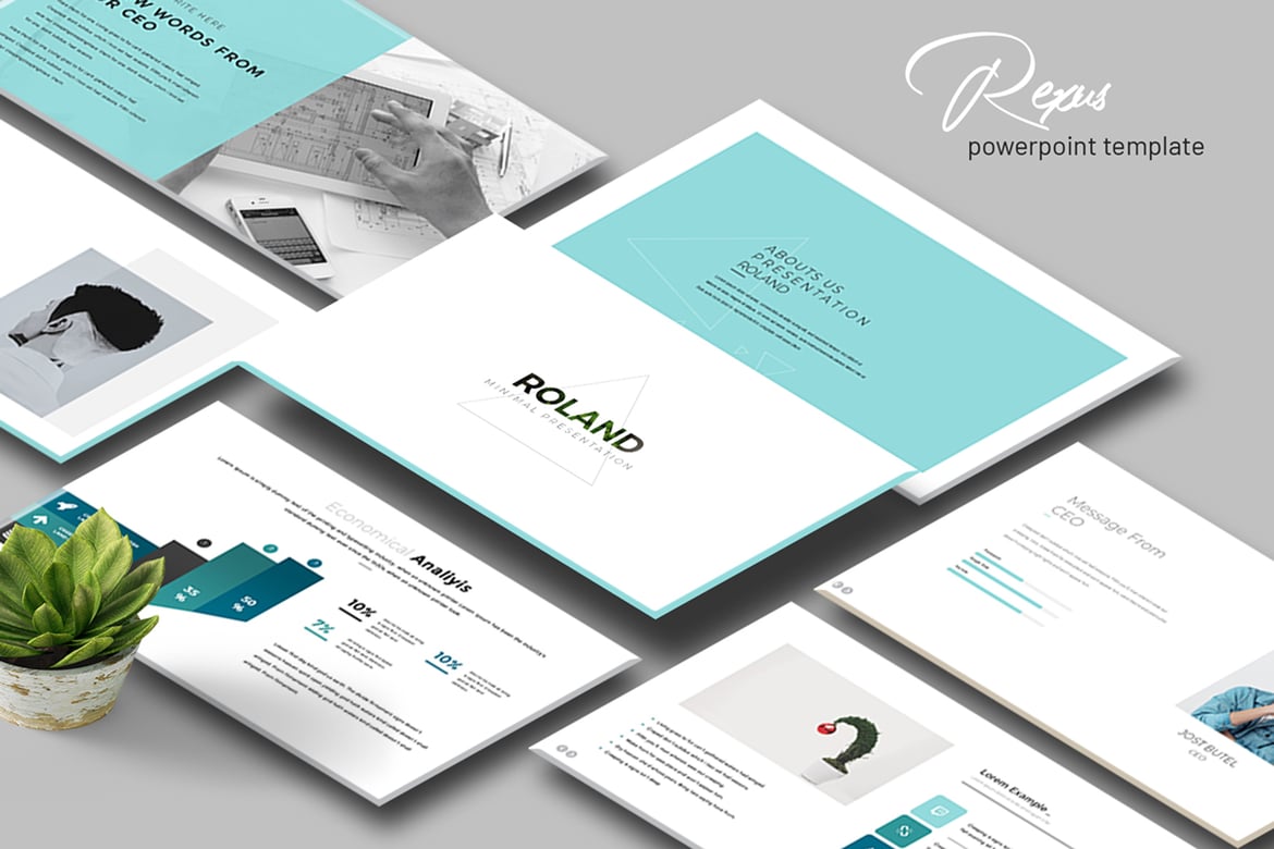 Template PowerPoint Presentasi Bisnis yang Elegan dan Profesional