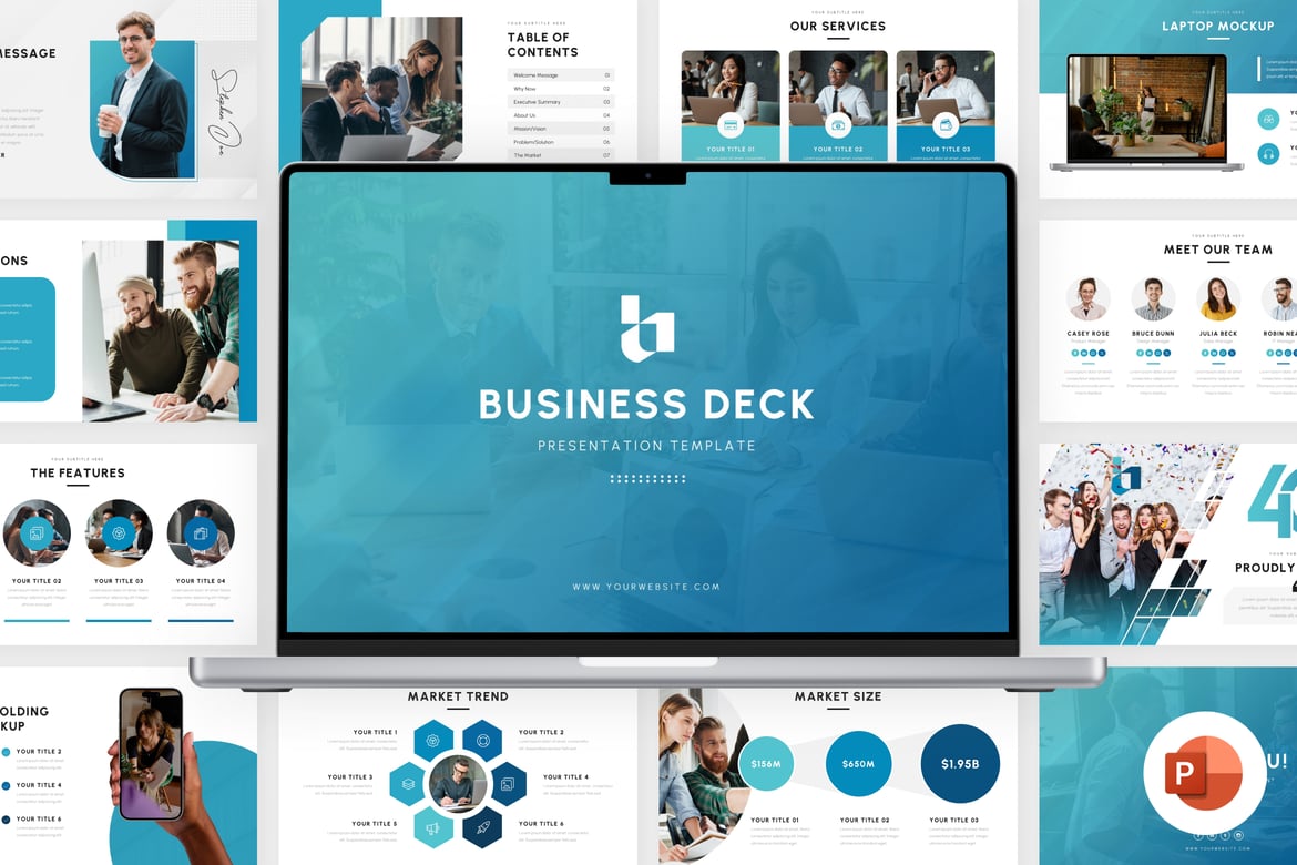 Template Presentasi PowerPoint Profesional untuk Bisnis Anda
