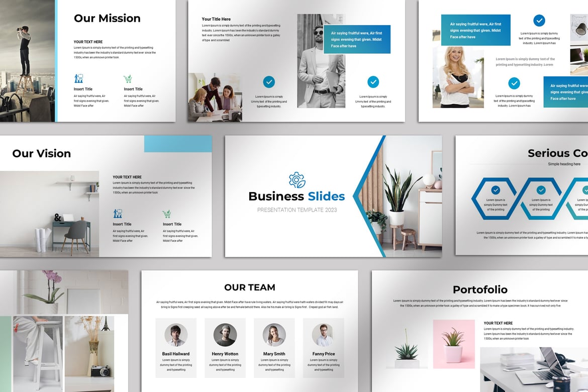 Template Presentasi PowerPoint Profesional untuk Bisnis Modern