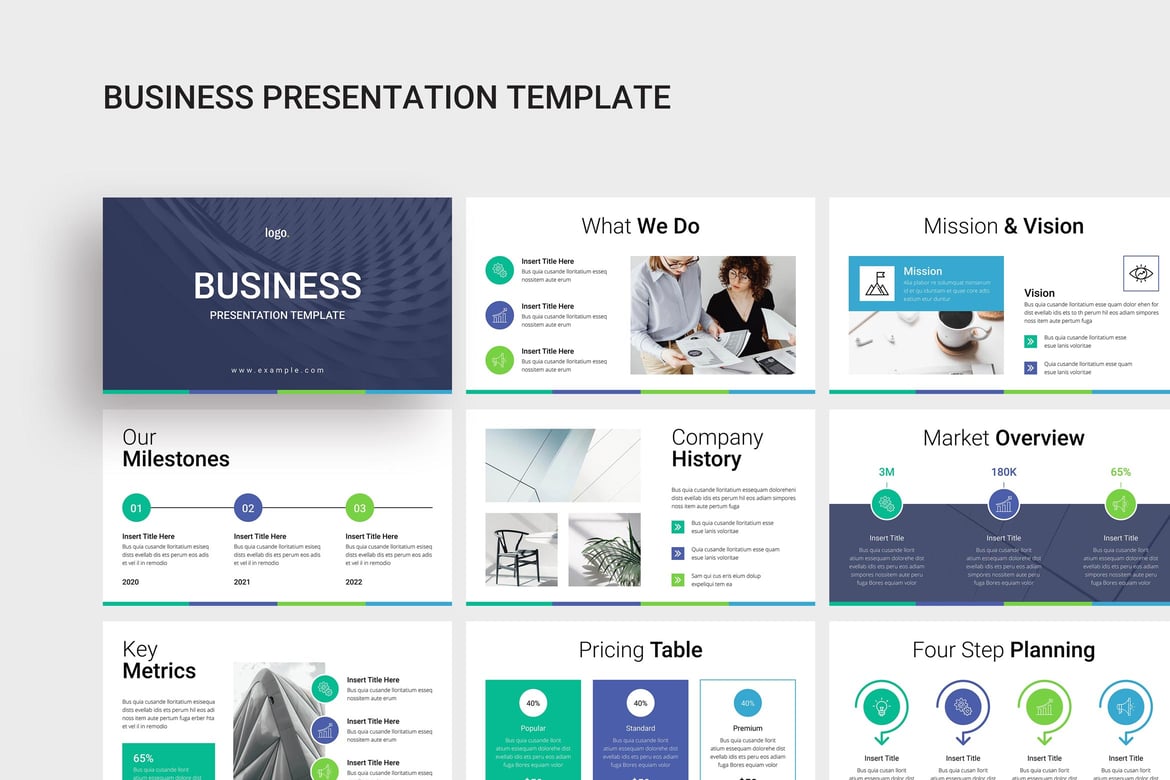 Template PowerPoint Presentasi Bisnis yang Serbaguna dan Menarik