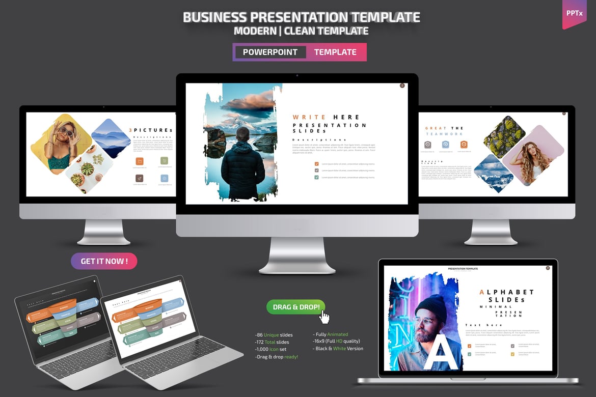 Template Powerpoint Presentasi Bisnis yang Menarik dan Profesional