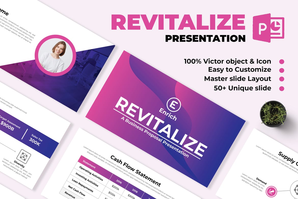 Template PowerPoint Proposal Bisnis Modern dan Menarik