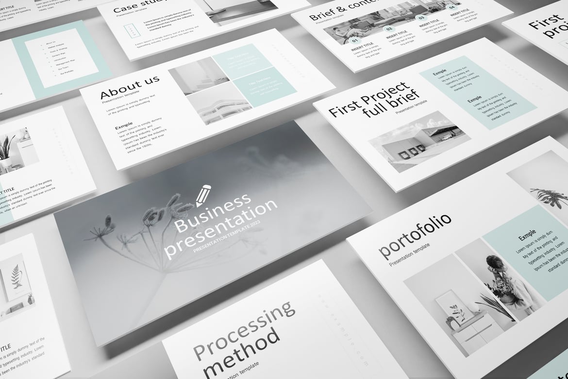 Template PowerPoint Bisnis yang Modern dan Kreatif
