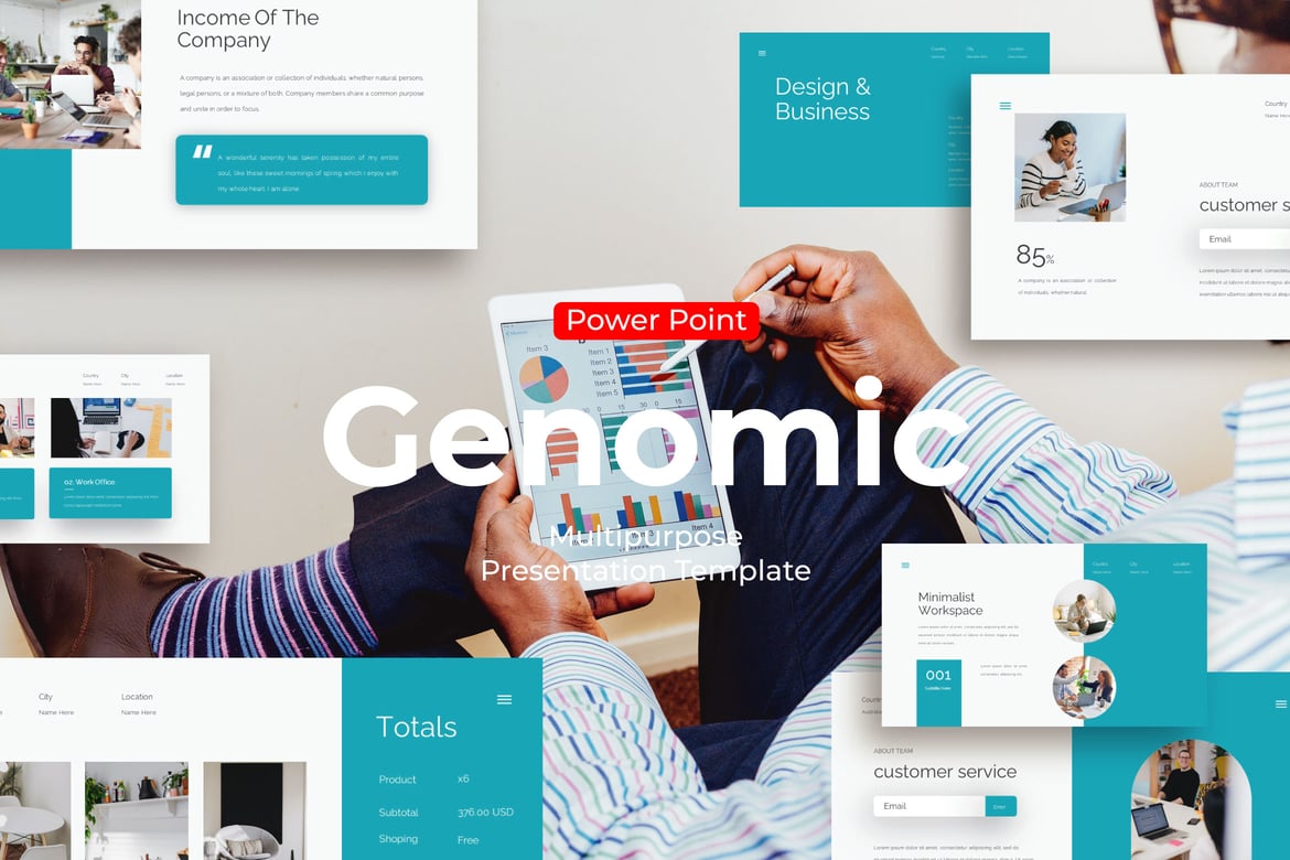 Template PowerPoint Bisnis untuk Presentasi Menarik