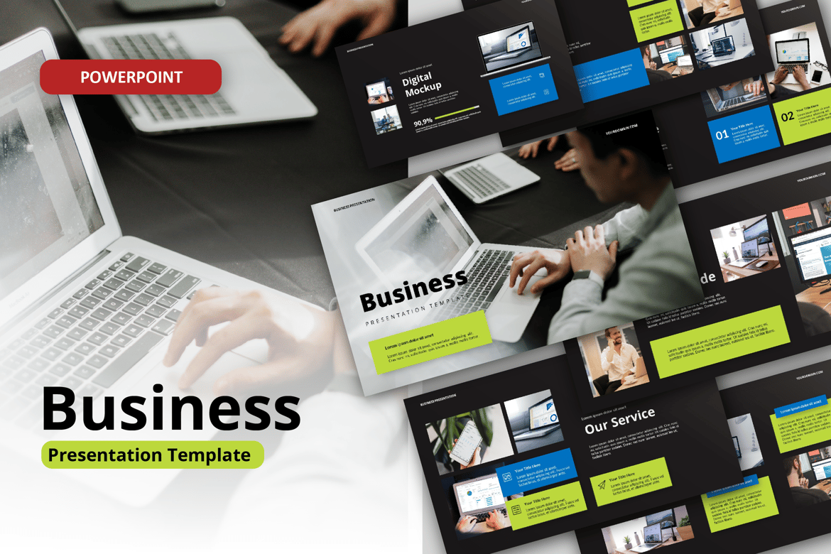 Template PowerPoint Bisnis yang Elegan dan Multifungsi