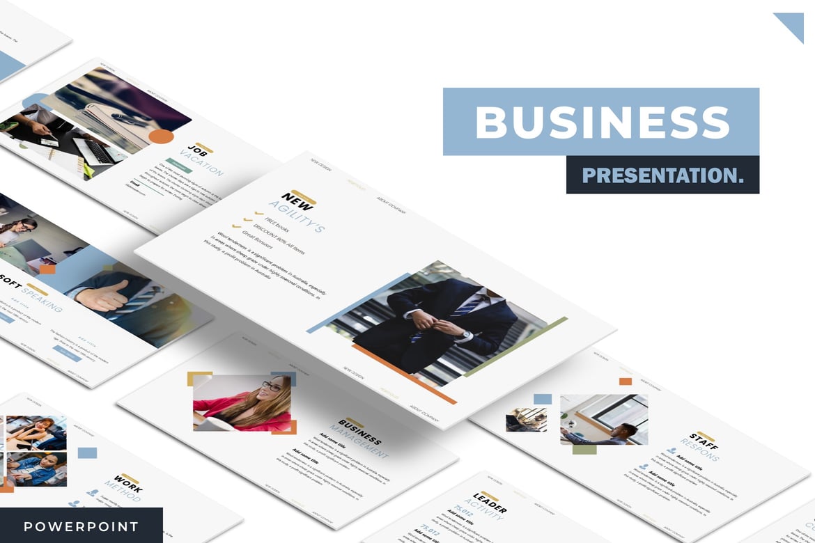 Template PowerPoint Bisnis - Solusi Presentasi Profesional