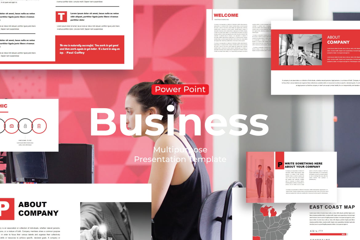 Template PowerPoint Bisnis yang Modern dan Serbaguna