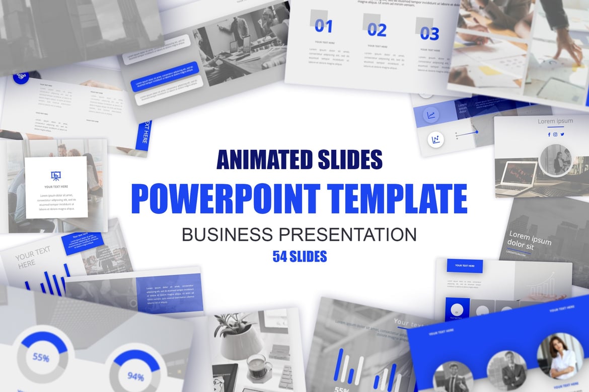 Template PowerPoint Bisnis Modern dan Multifungsi