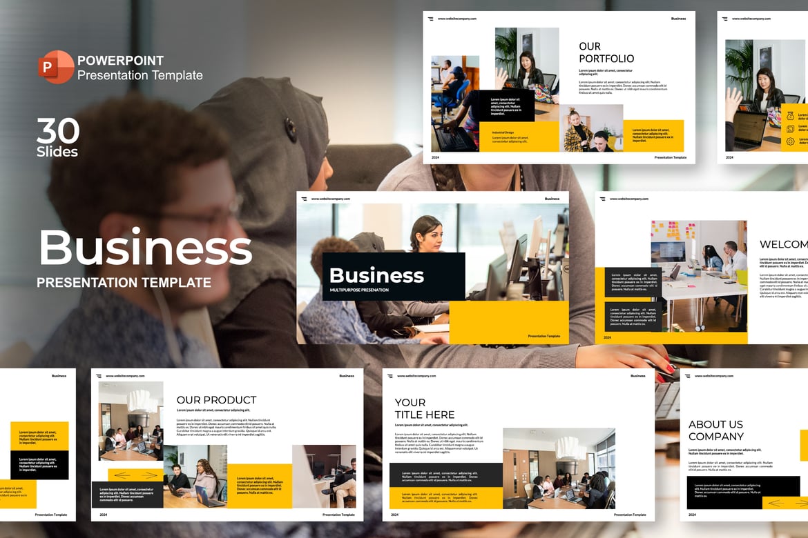 Template Powerpoint Bisnis yang Elegan dan Multifungsi