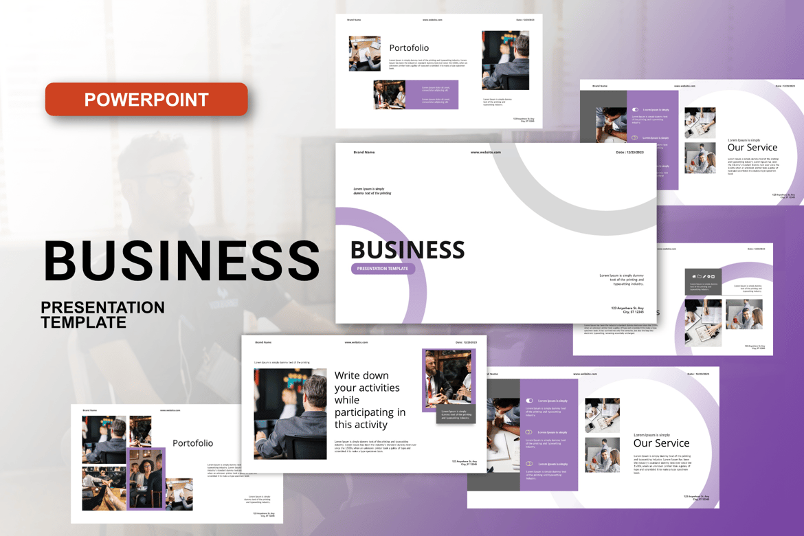 Template Powerpoint Bisnis yang Menarik dan Profesional