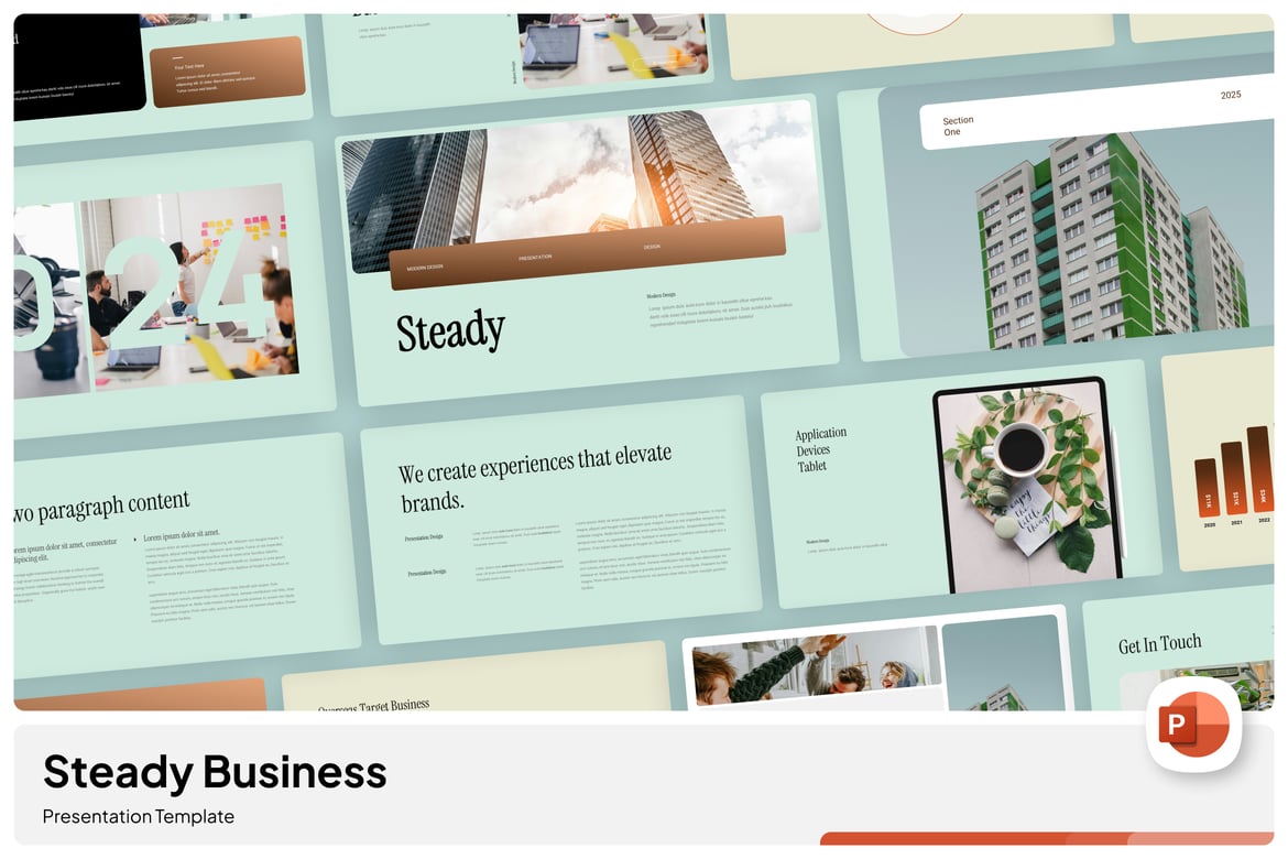 Template PowerPoint Bisnis yang Memukau