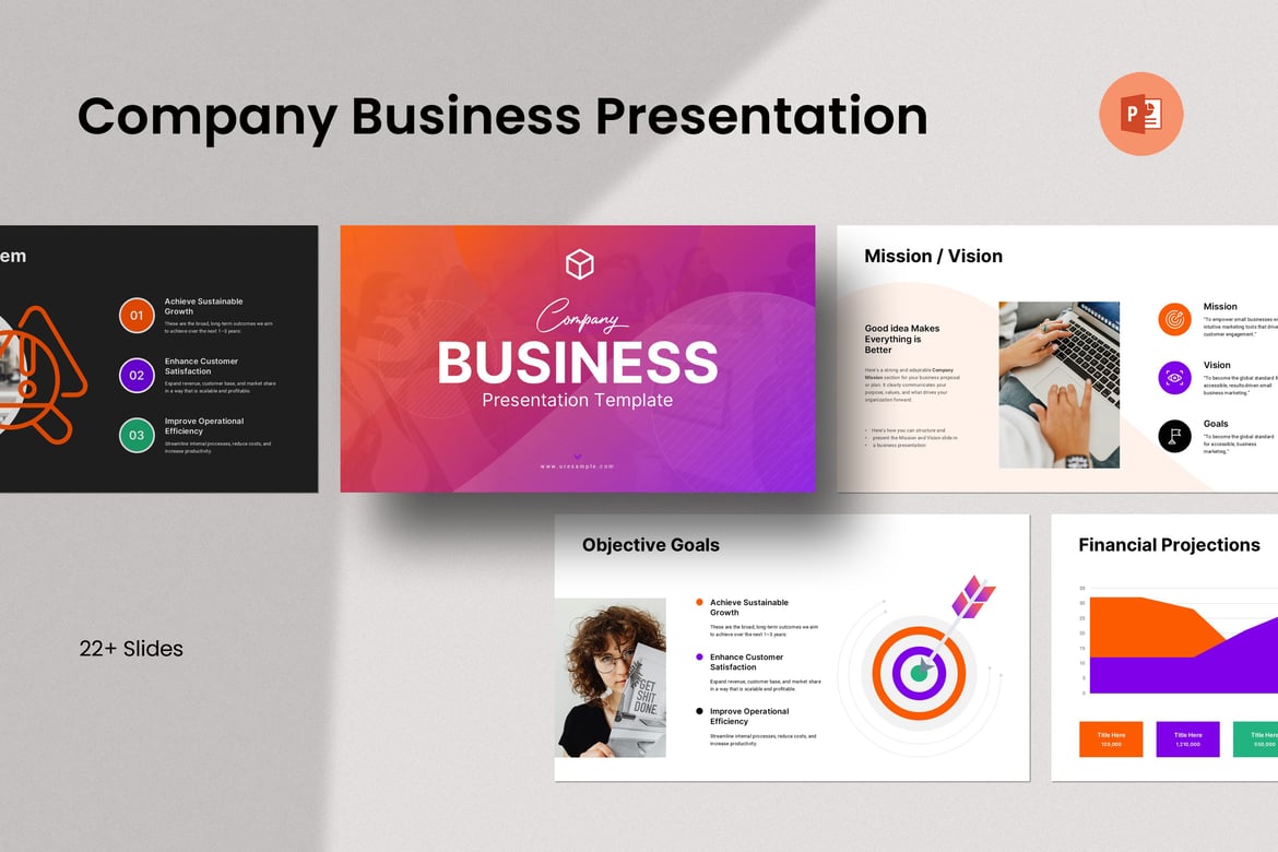 Template Presentasi PowerPoint Profesional untuk Bisnis