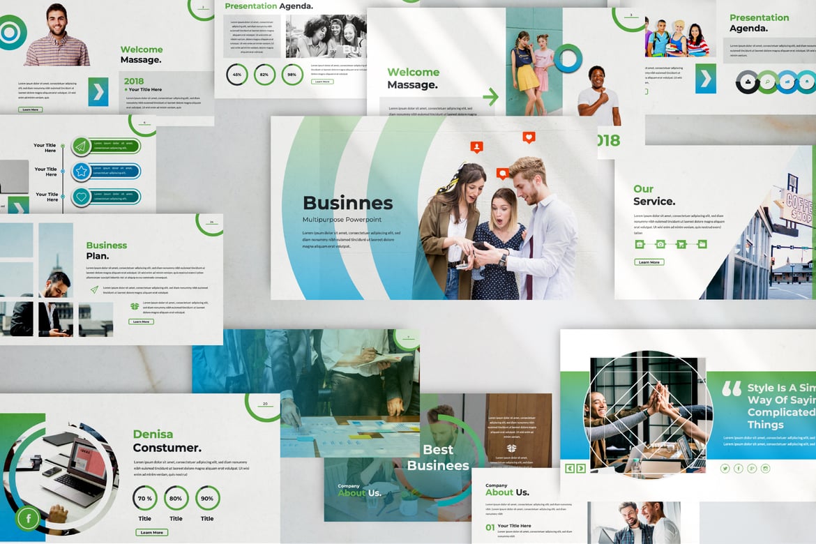 Template Powerpoint Bisnis yang Menarik dan Profesional