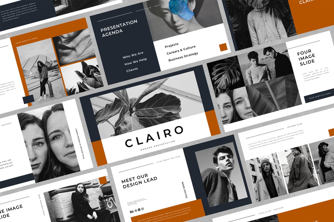 Template PowerPoint Bisnis Modern dan Profesional