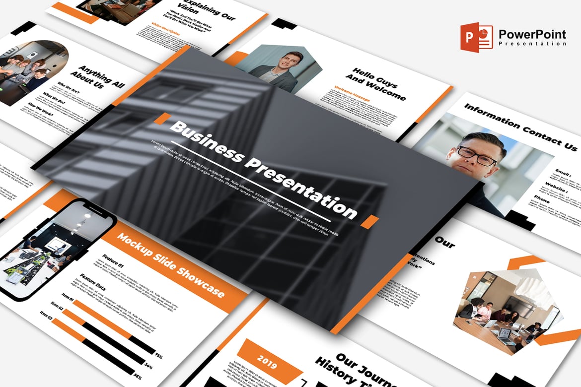 Template PowerPoint Presentasi Bisnis yang Menarik dan Profesional
