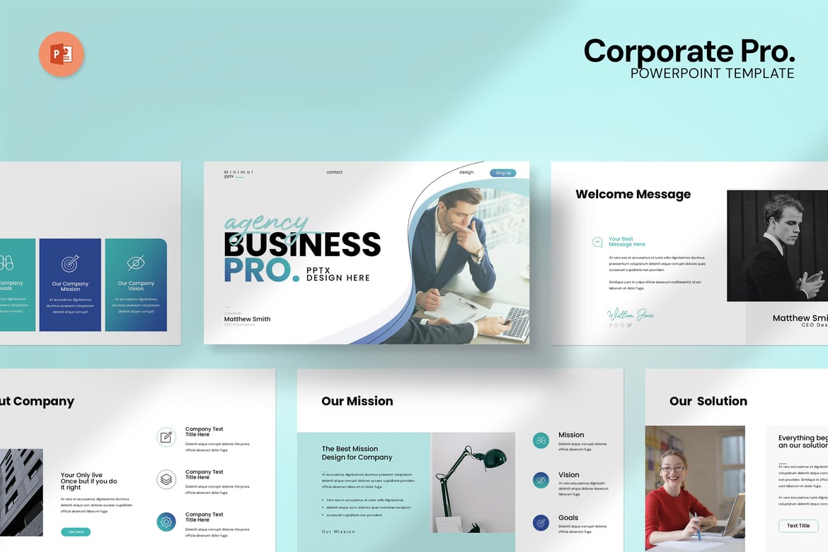 Template PowerPoint Business Pro yang Profesional dan Menarik