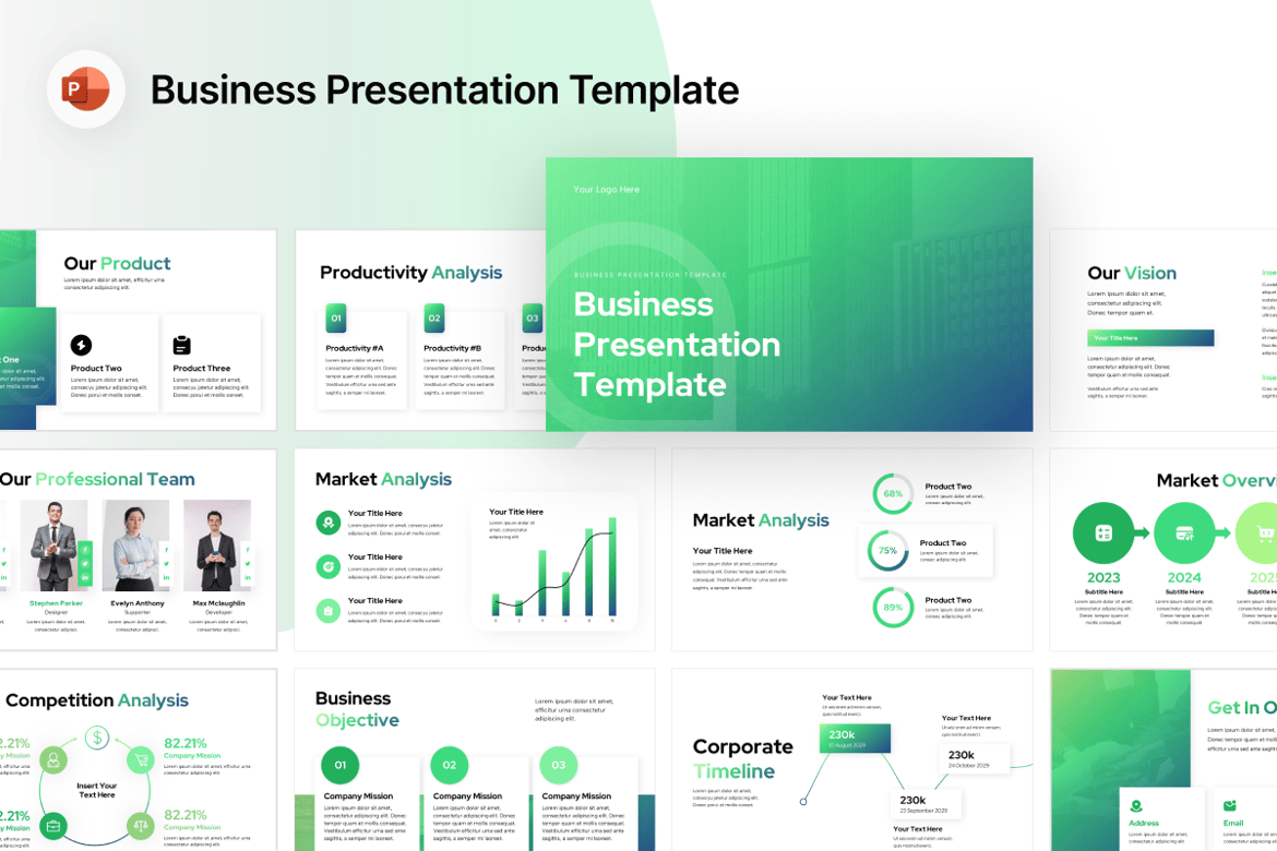 Template PowerPoint Profesional untuk Bisnis yang Menarik