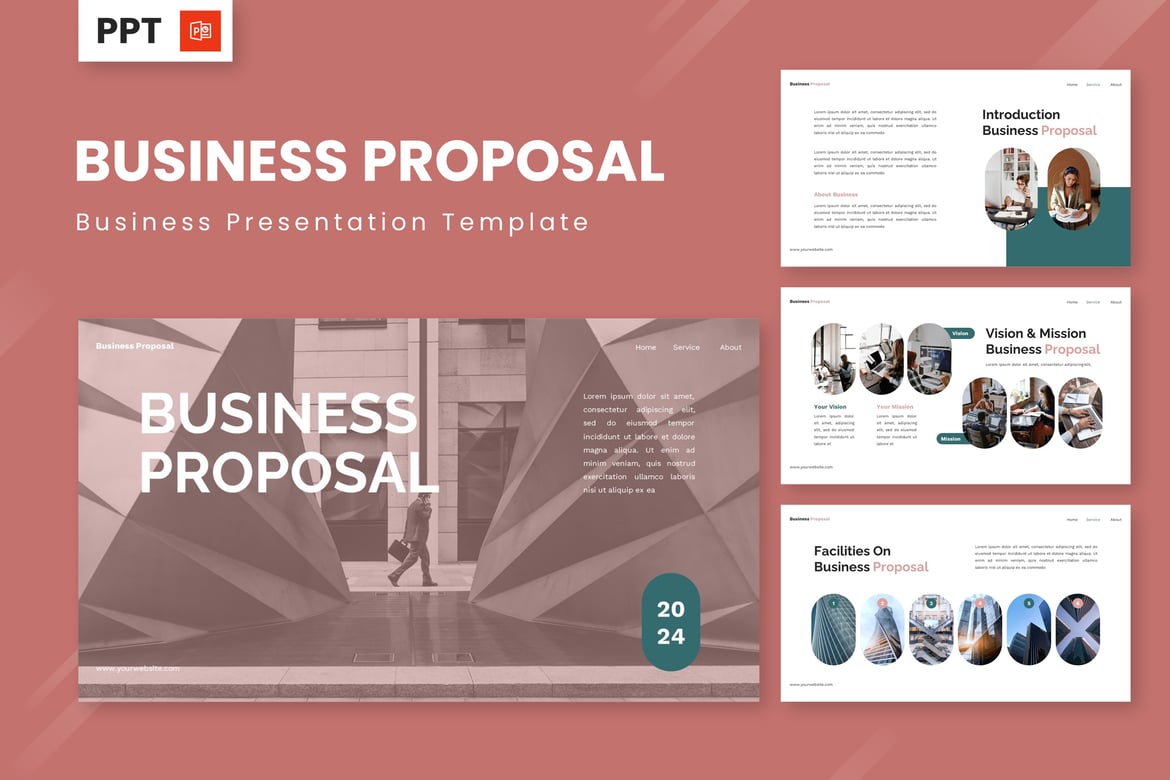 Template PowerPoint Proposal Bisnis - Solusi Presentasi Profesional