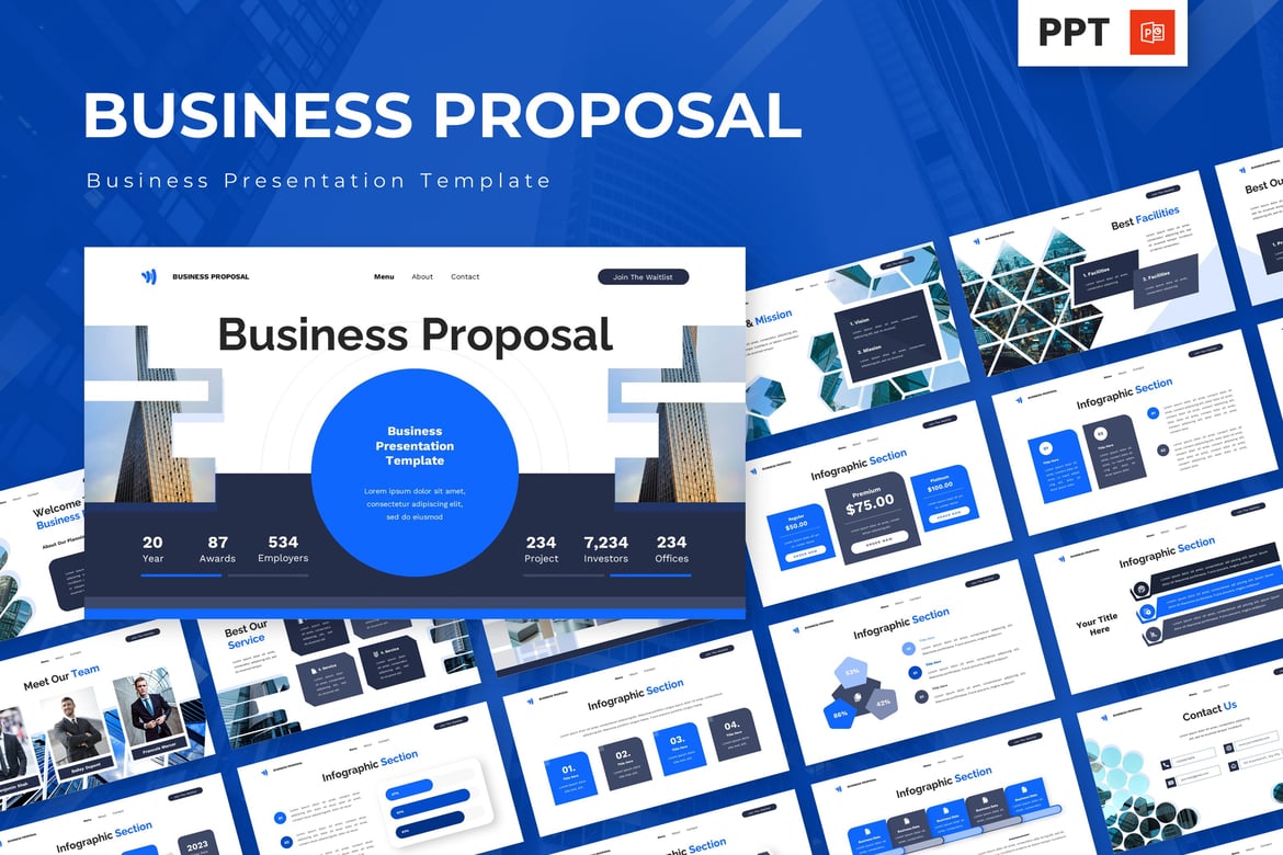 Template Presentasi Bisnis - Powerpoint yang Menarik dan Profesional