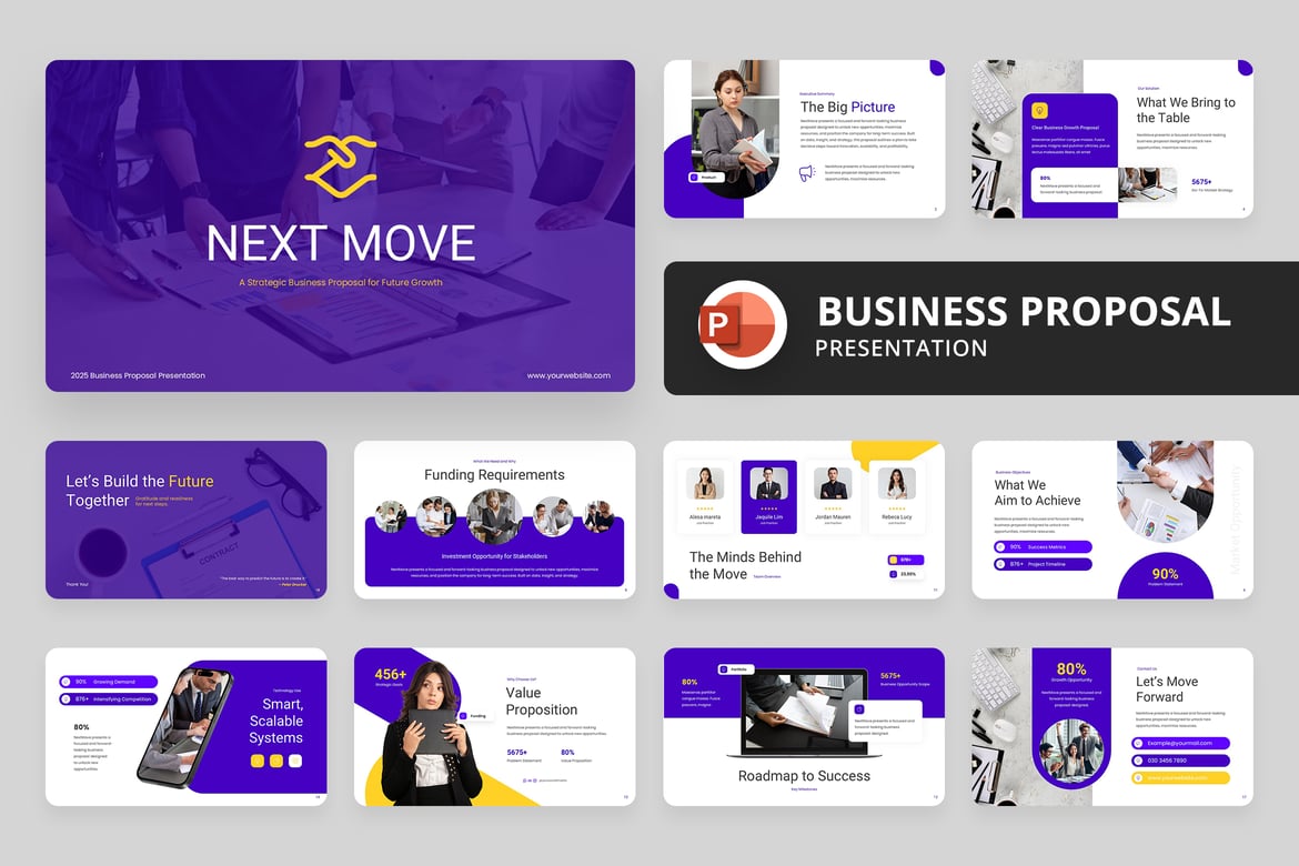 Template Presentasi Proposal Bisnis yang Menarik