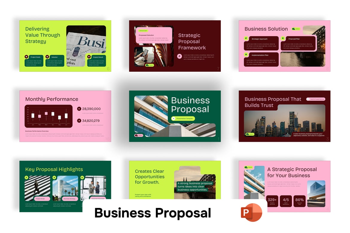 Template PowerPoint Proposal Bisnis yang Menarik dan Profesional