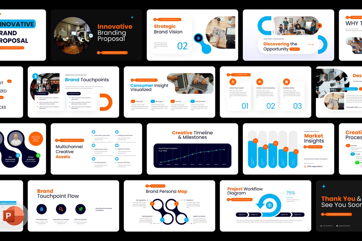 Template Presentasi PowerPoint Proposal Bisnis Modern