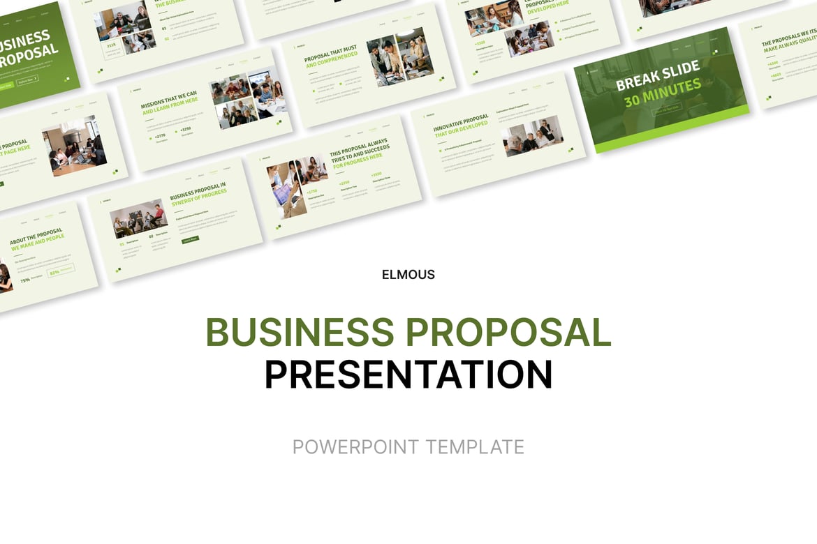 Template Presentasi PowerPoint Proposal Bisnis yang Profesional