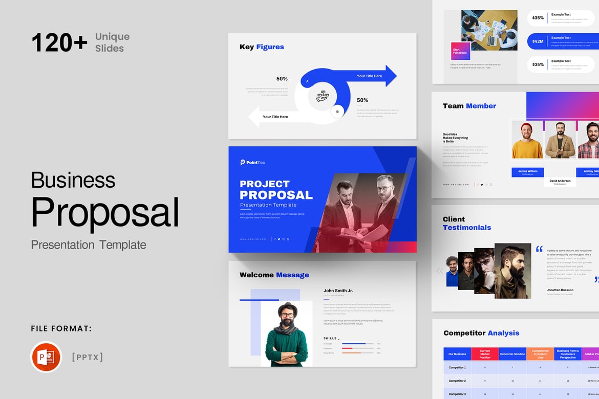 Template PowerPoint Presentasi Proposal Bisnis yang Menarik dan Profesional