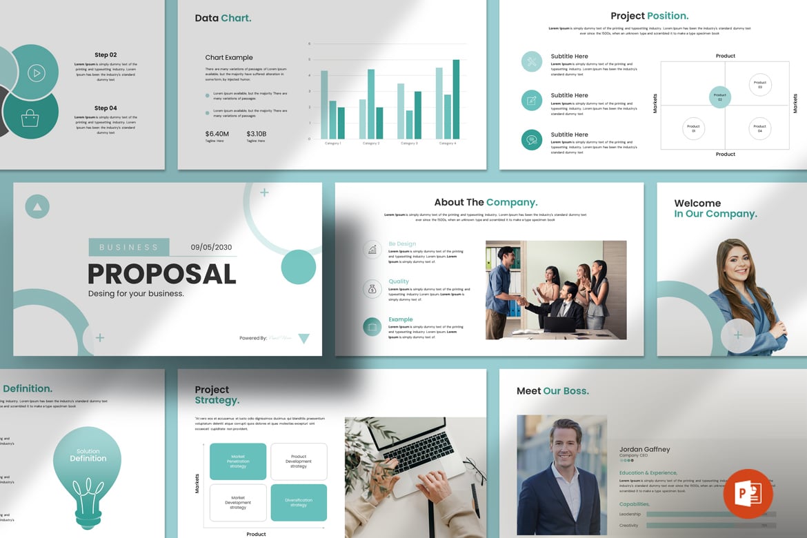 Template PowerPoint Proposal Bisnis yang Menarik dan Profesional