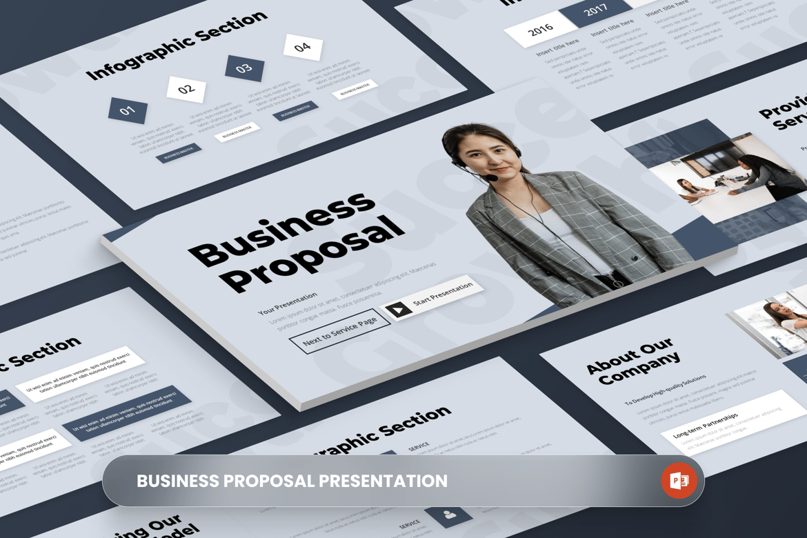 Template Presentasi PowerPoint untuk Proposal Bisnis