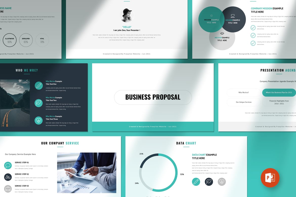 Template PowerPoint Proposal Bisnis yang Menarik dan Profesional