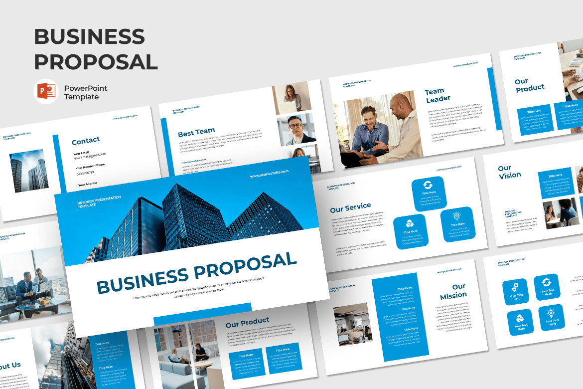 Template PowerPoint Proposal Bisnis yang Menarik dan Mudah Digunakan