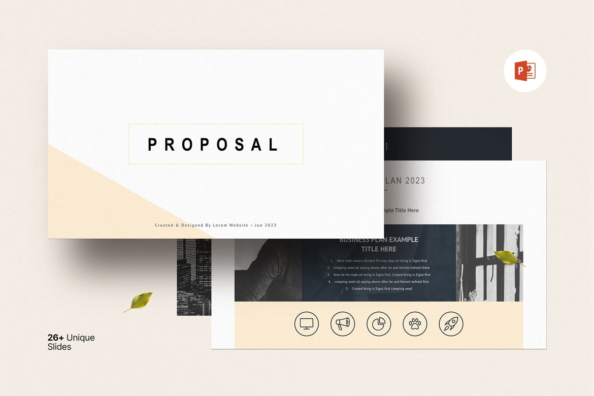 Template PowerPoint Proposal Bisnis yang Profesional dan Kreatif