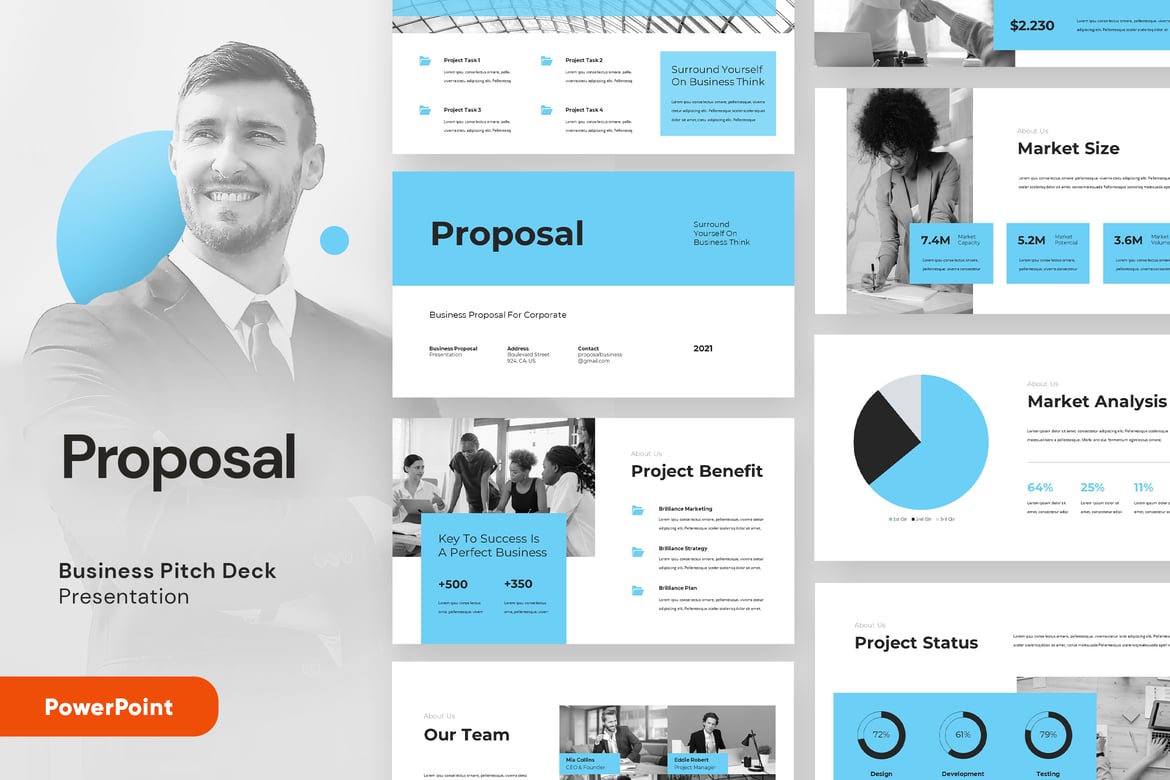 Template PowerPoint Proposal Bisnis yang Menarik dan Profesional