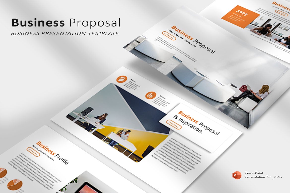Template Presentasi Proposal Bisnis - PowerPoint yang Menarik