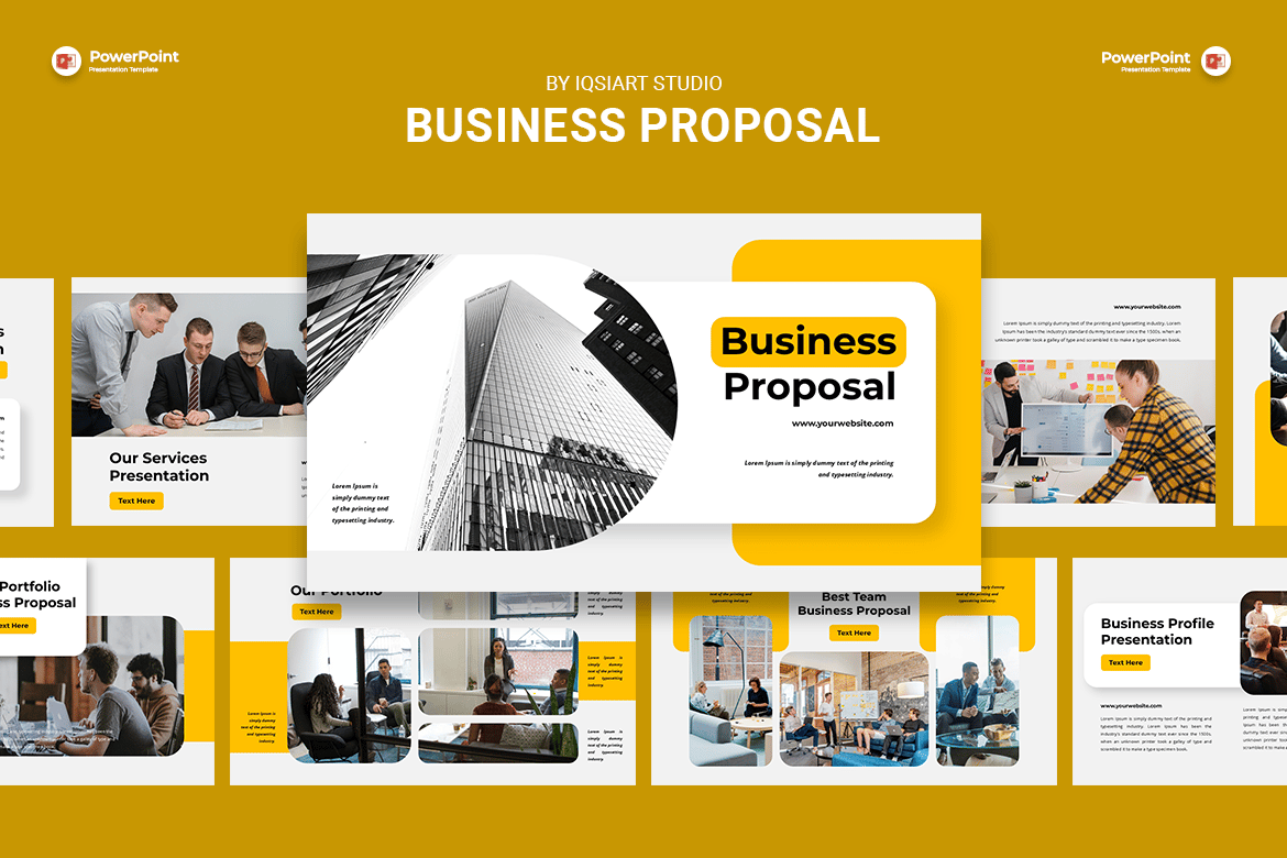 Template PowerPoint Proposal Bisnis yang Menarik dan Profesional