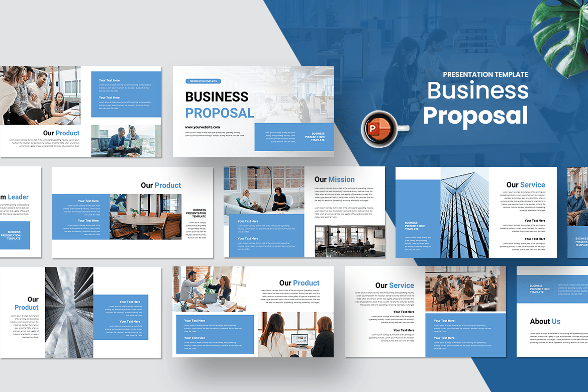 Template Presentasi Bisnis - PowerPoint yang Menarik dan Profesional