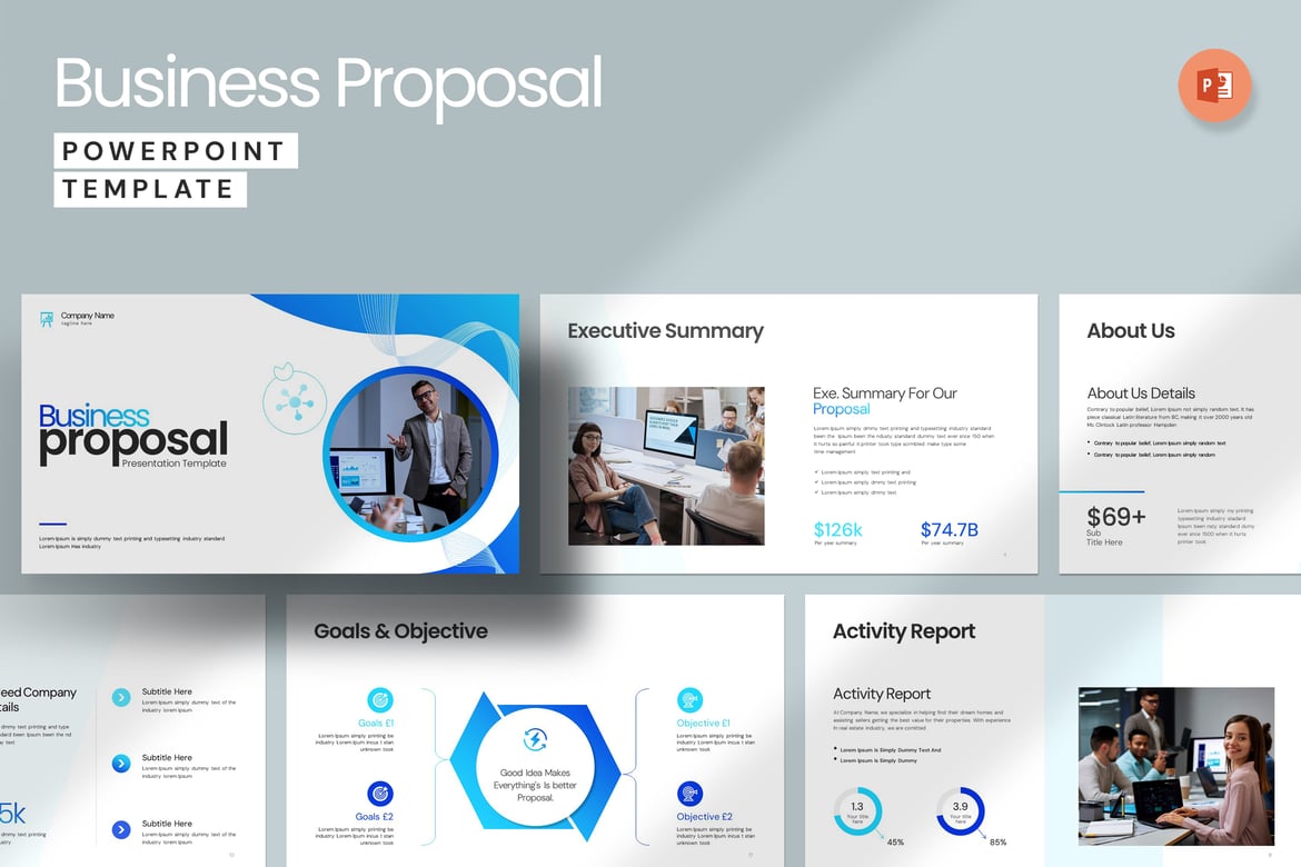 Template Presentasi PowerPoint Proposal Bisnis yang Sempurna
