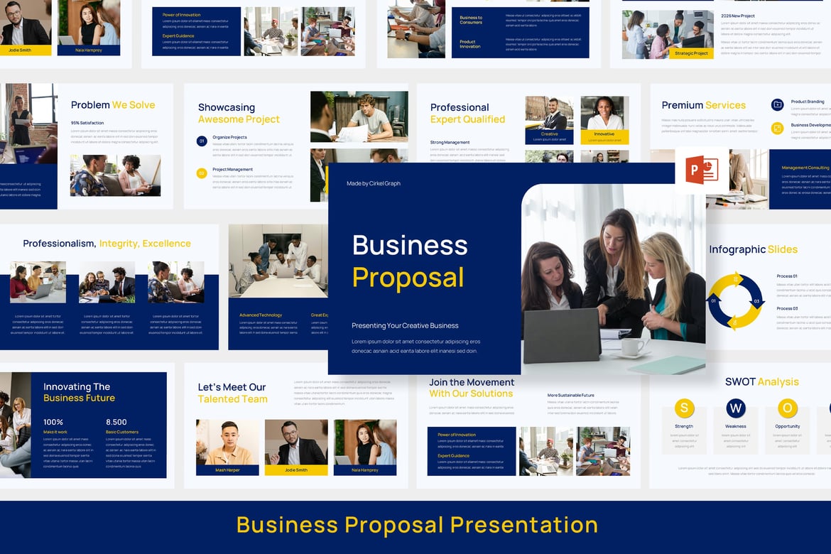 Template PowerPoint Proposal Bisnis yang Menarik dan Profesional