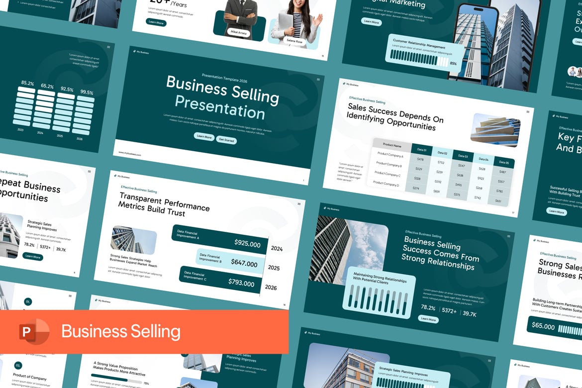 Template Presentasi PowerPoint untuk Penjualan Bisnis yang Efektif