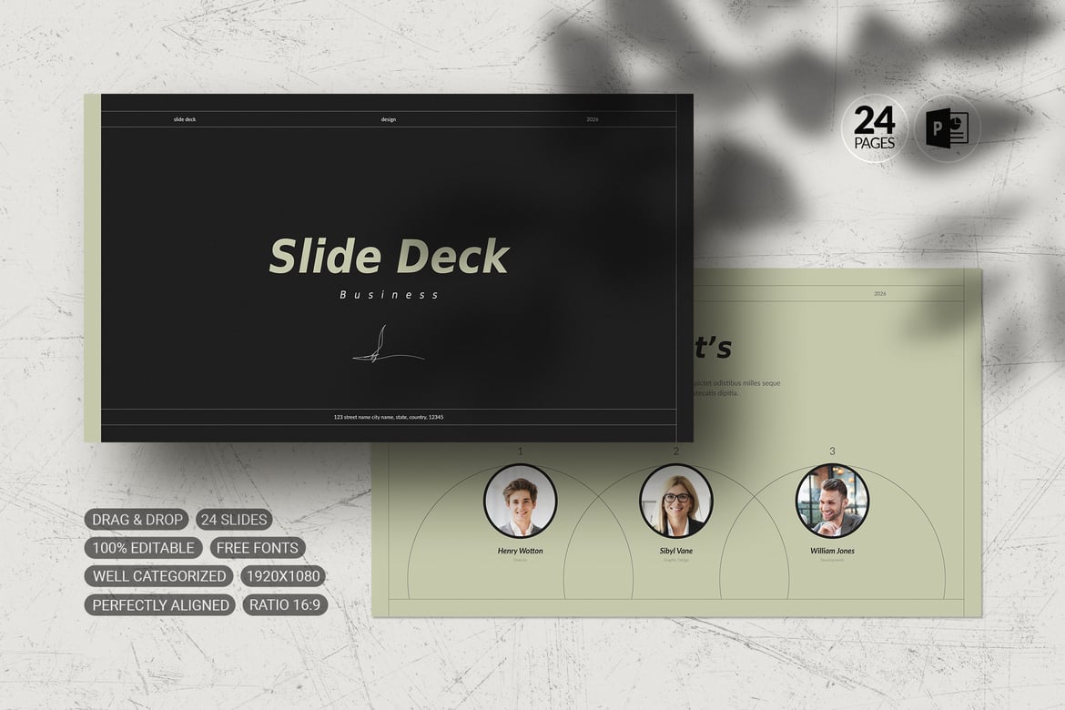 Template PowerPoint Presentasi Bisnis yang Profesional dan Menarik
