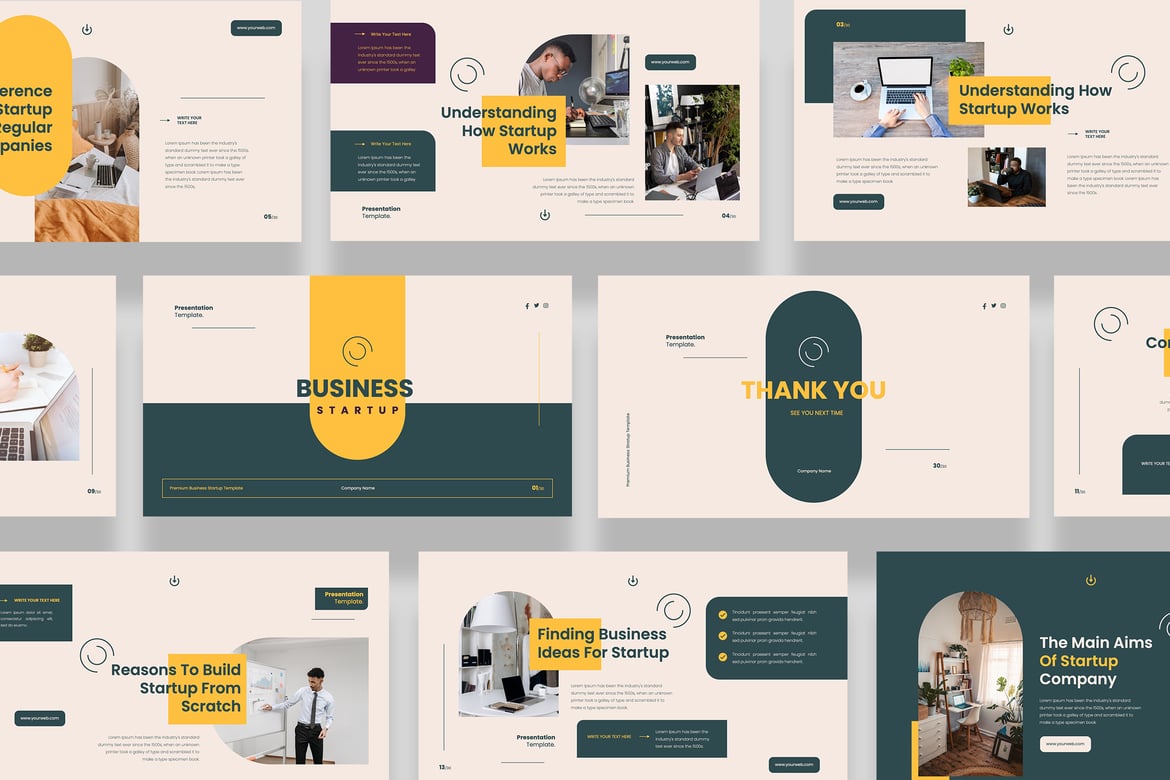 Template PowerPoint untuk Memulai Bisnis yang Menarik