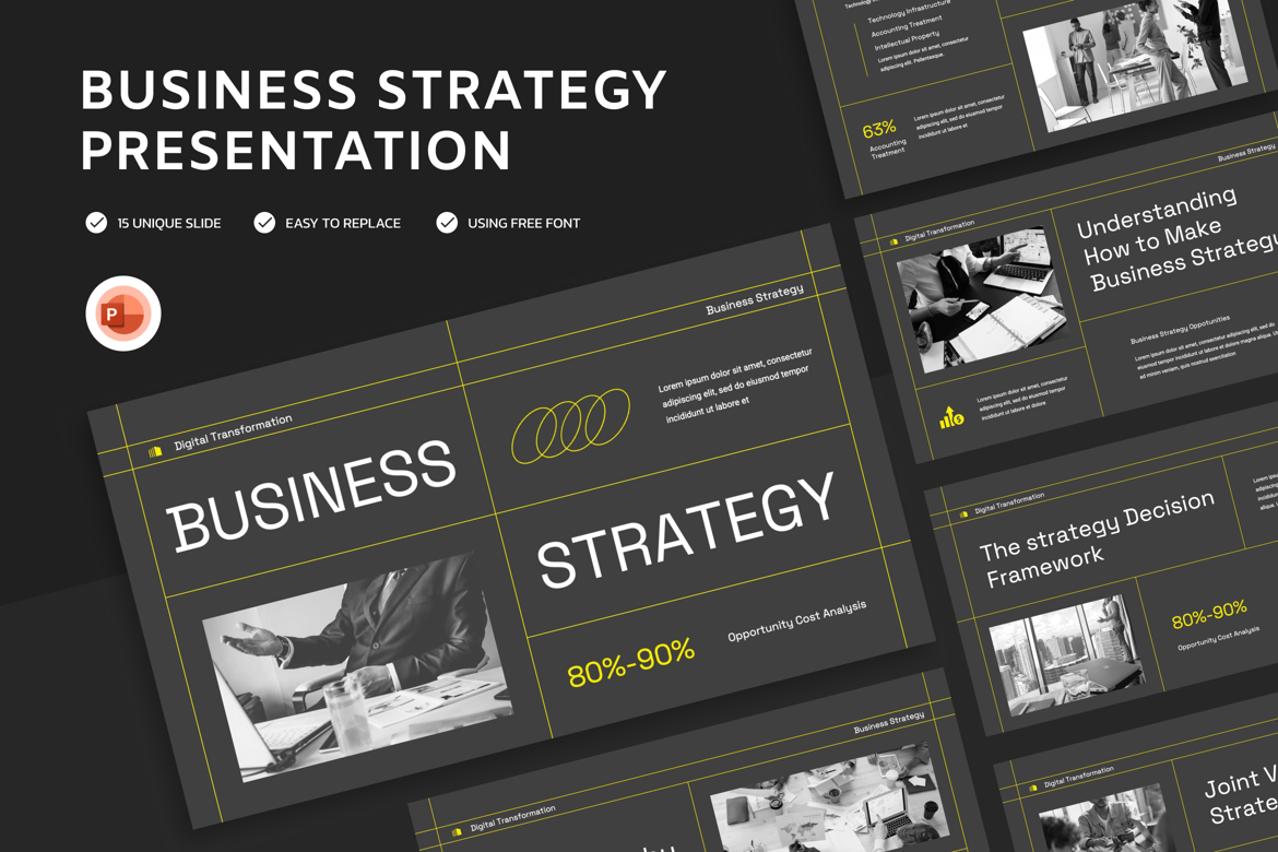 Template Powerpoint Strategi Bisnis yang Menarik dan Efektif