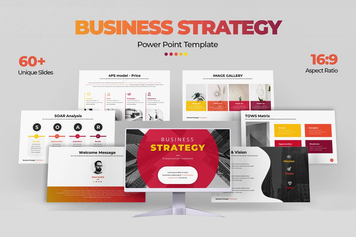 Template PowerPoint Strategi Bisnis yang Efektif dan Menarik