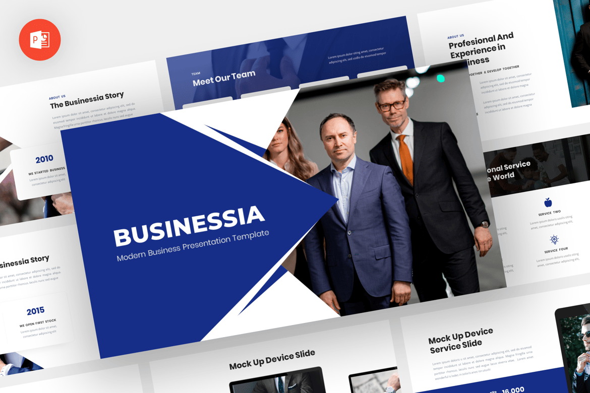 Template Powerpoint Bisnisia - Solusi Presentasi Profesional Anda