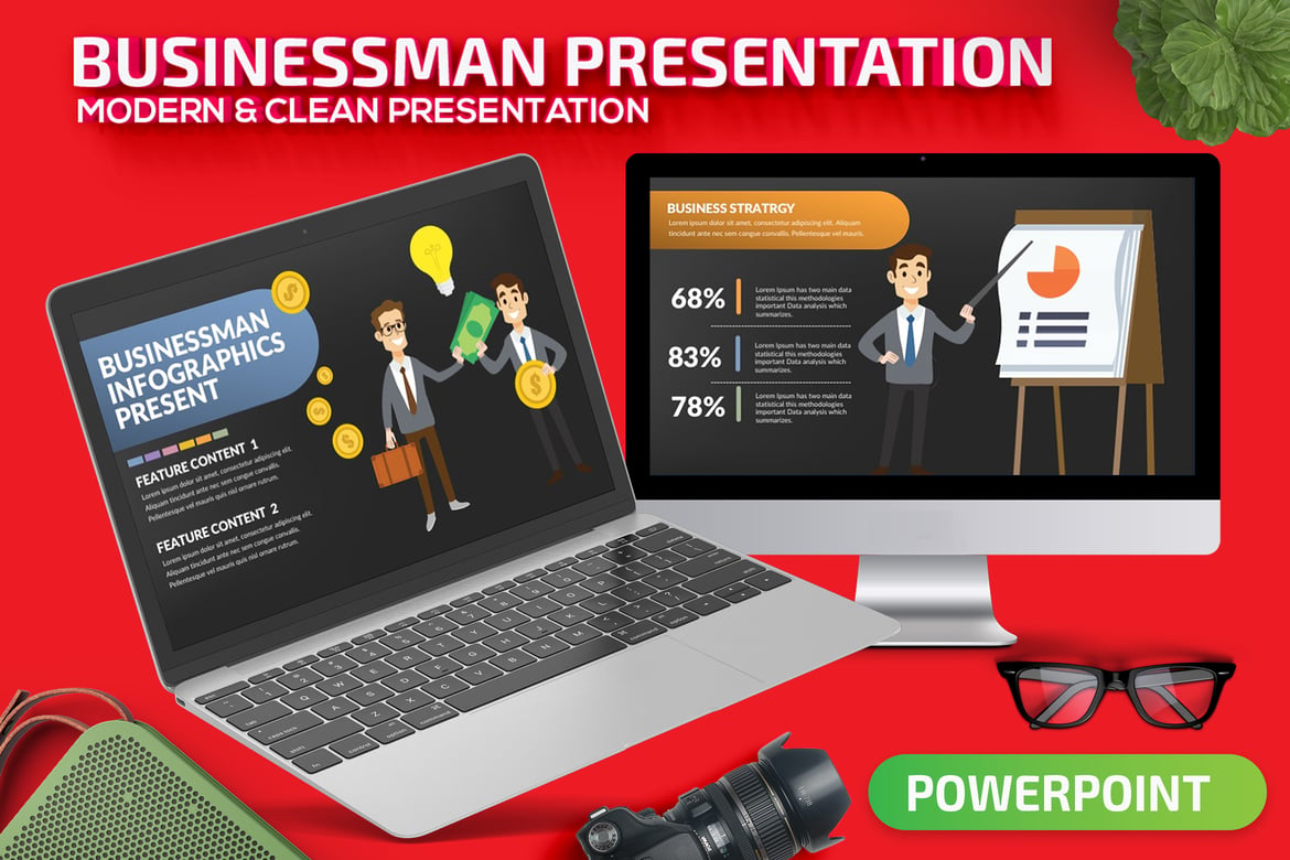 Template Presentasi Powerpoint Profesional untuk Bisnis
