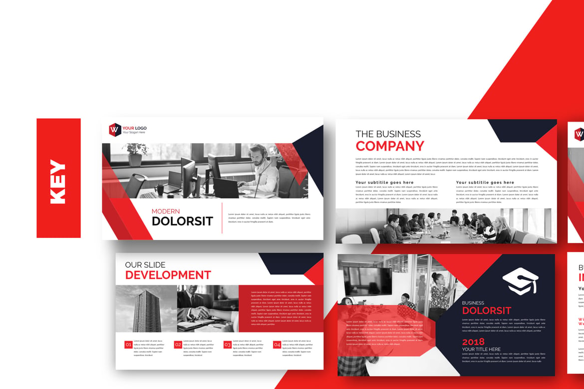 Template Presentasi PowerPoint Korporat yang Kreatif dan Modern